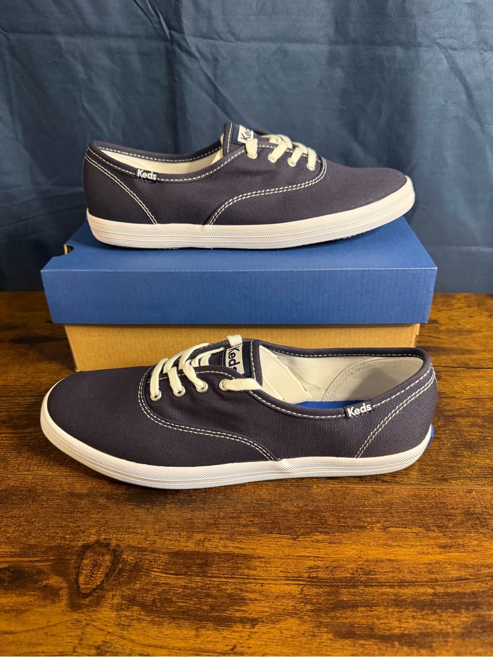 Keds Women's Champion Canvas Sneakers in Navy